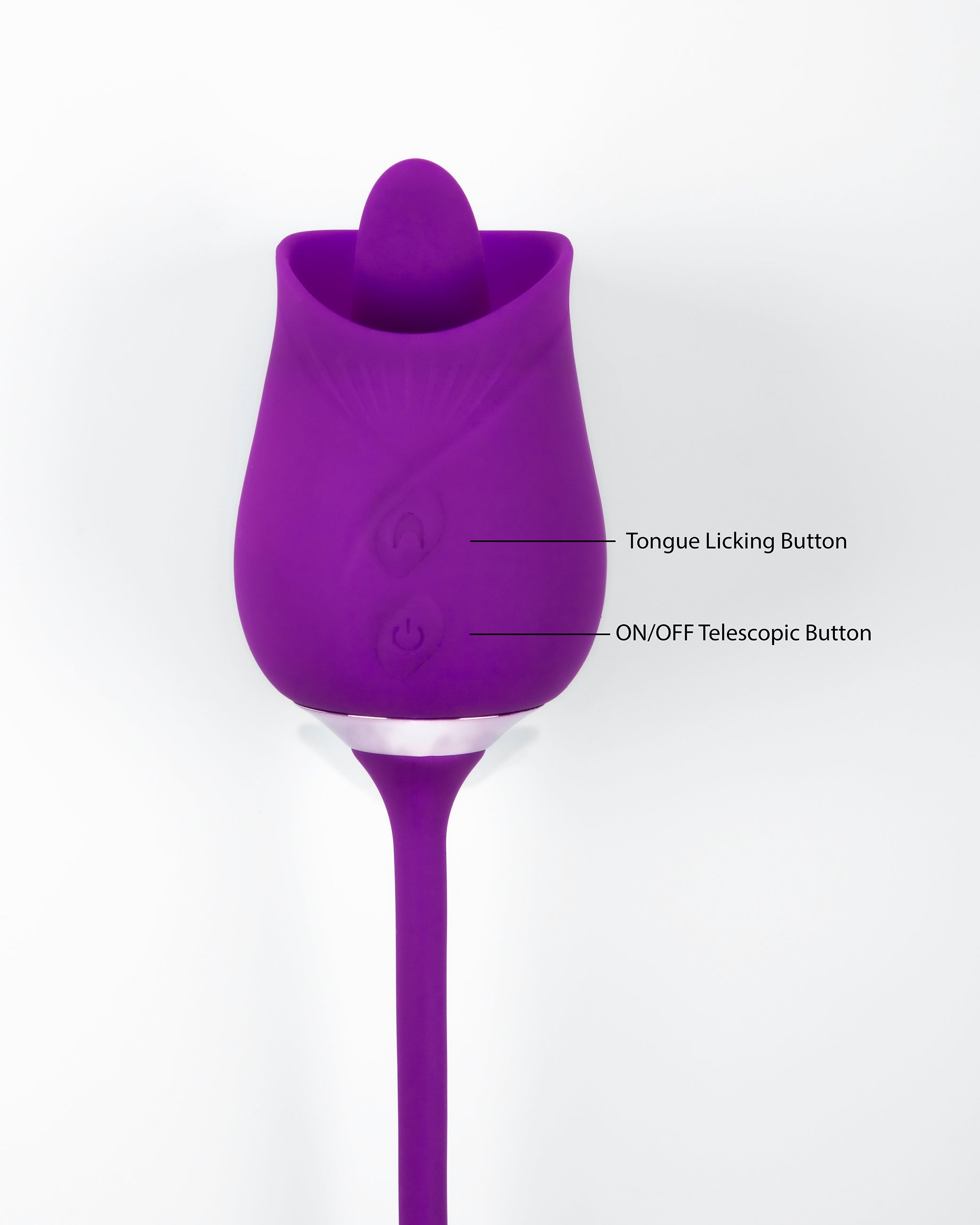 Rose Tongue 2 in 1 Vibrator