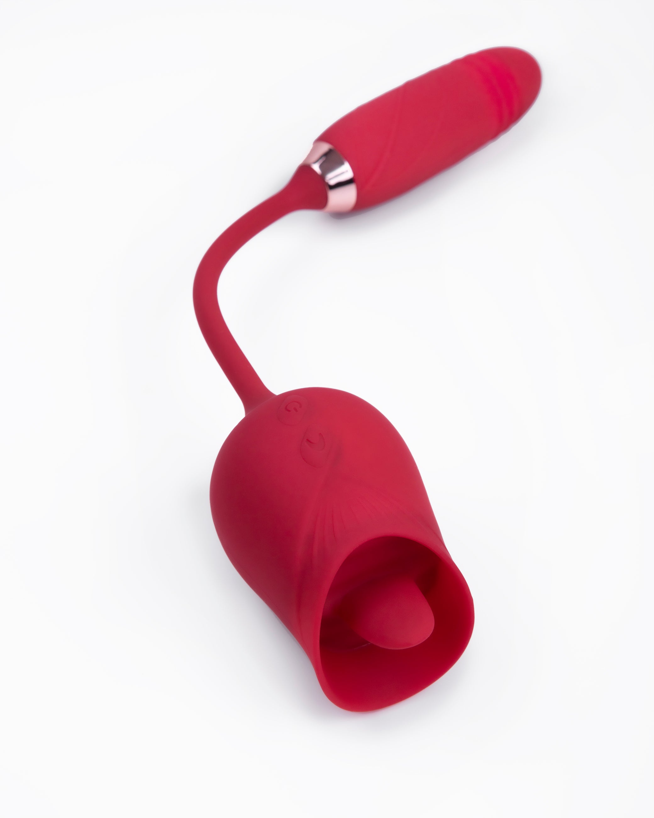 Rose Tongue 2 in 1 Vibrator