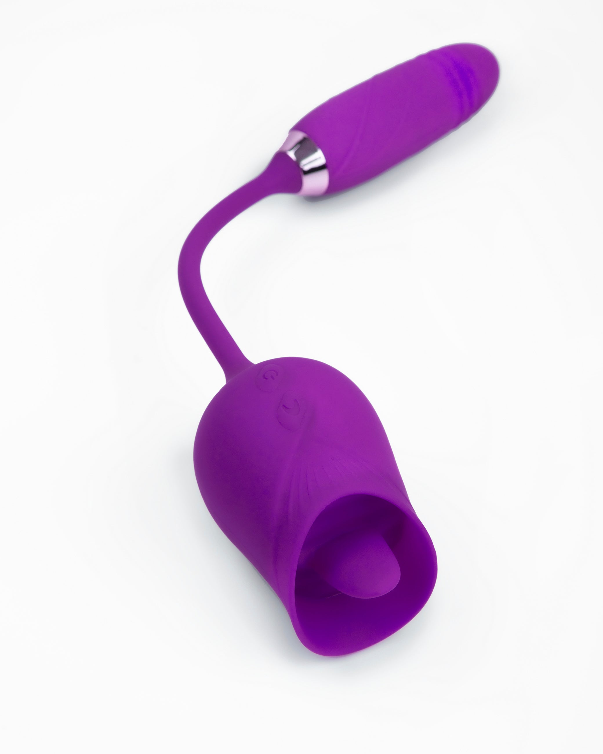 Rose Tongue 2 in 1 Vibrator