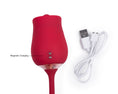 Load image into Gallery viewer, Rose Tongue 2 in 1 Vibrator